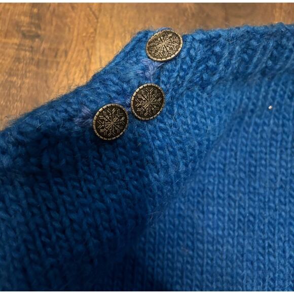 Vintage RL 83 Great Britain Hand knitted Ski Vest Wool - Picture 9 of 10